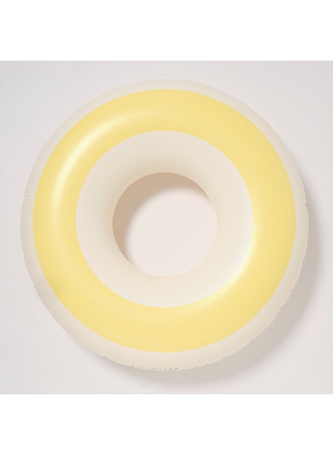 Sunnylife Tube Pool Ring Butter – Fun Inflatable Kids Pool Ring, Safe Summer Float for Toddlers & Children, Easy to Use Water Ring for Pool and Backyard Play - Image 3